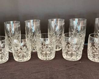 Lenox Crystal Tumblers Engraved with ProAm Sponsor
