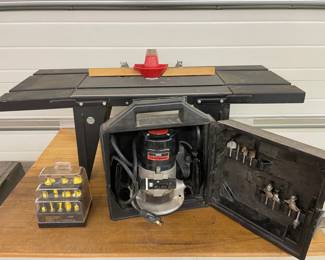 Craftsman Router, Router Table and Bits