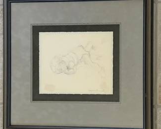 05 Framed Sketch of Infant by Jacqueline Rochester