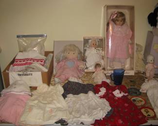 Dolls and child's clothing