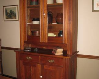 Spoon carved cupboard