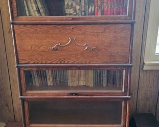 banister set with desk