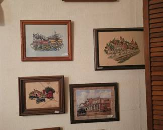 Embroidery wall, sorry not straight