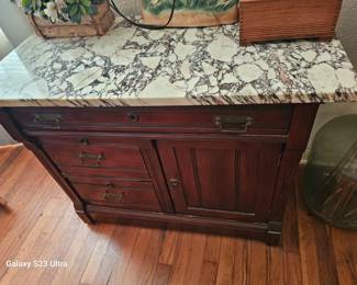marble top cabinet