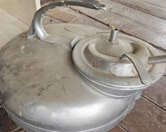 large vintage milk pails, great for decor or as a conversation piece. 