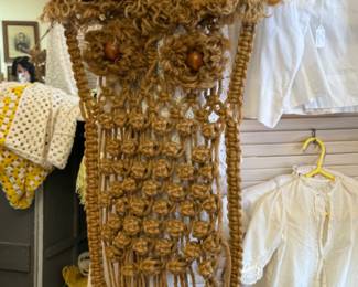 Large Owl Macrame Hanging