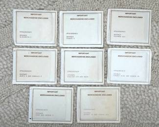 Staffa Scotland Kings & Queens collectible stamps - 1977-1978