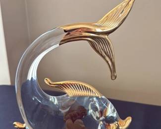 Murano Glass Fish with Gold Accents 68 hero
