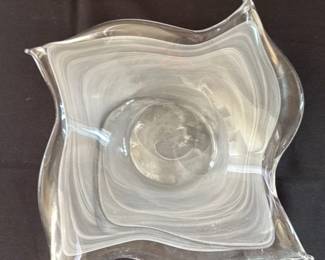 Murano Art Glass Swirl Bowl 65 hero