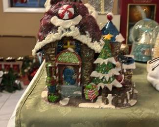 Glittering Christmas Village House 24 hero