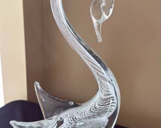 Murano Glass Swan Sculpture 69 hero