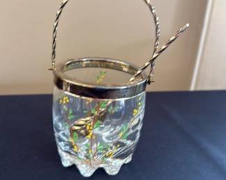 Miniature Ice Bucket with Tongs 78 hero