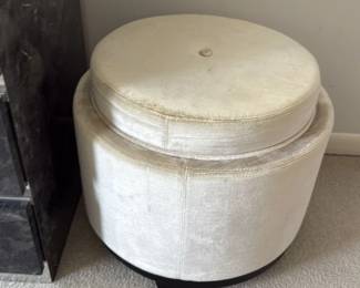 Round Velvet Ottoman 126 hero
