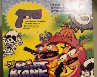 Point Blank PlayStation Game with GunCon 12 hero