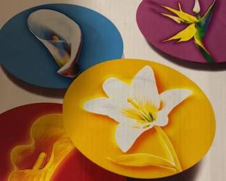 Givenchy Parfums Set of Four Collectible Porcelain Decor Plates 26 hero