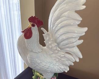 Fitz and Floyd Courtyard Rooster Figurine 96 hero