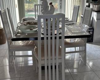 Modern White Dining Set 98 hero