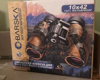 Barska Crossover 10x42 Binoculars Mossy Oak Blaze Camouflage 15 hero