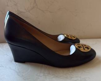 Tory Burch Chelsea 65mm Wedge Nappa Leather Shoes 177 hero