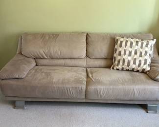 Modern Suede Sofa 131 hero