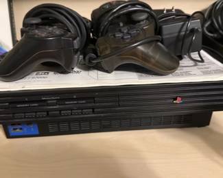 Sony PlayStation 2 Console with Two Controllers 9 hero