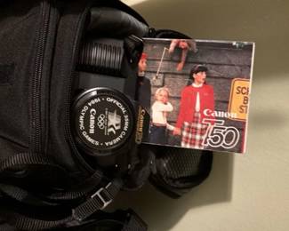 Canon T50 35mm Camera with 1984 Olympic Games Lens Cap 11 hero
