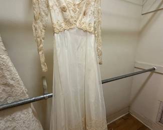 Vintage wedding gown