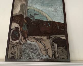 This is a very heavy abstract piece made by a FSU professor who has passed away