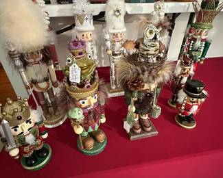 Dillards Kirk Adler nutcrackers 
Between 15-20 years old
These are beautiful 
Have the boxes for all but one so ask for the boxes