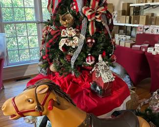 Vintage riding horse