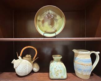 Hand thrown pottery