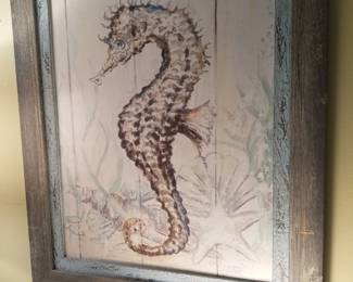 Seahorse art