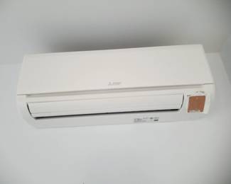 Mitsubishi ductless mini split HVAC system with 5 heads