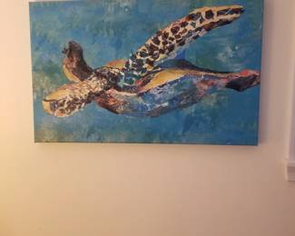 Sea turtle art