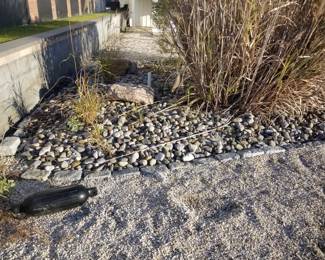 River rocks; Belgian blocks