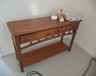 2-drawer foyer table