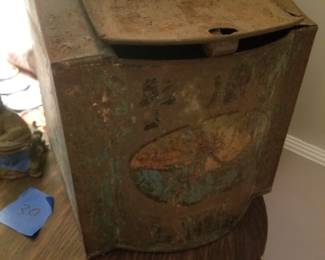 Vintage tea bin