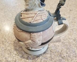 Stoneware beer stein