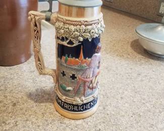 German beer stein