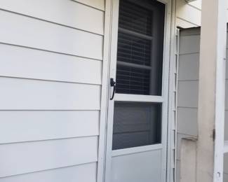 Entry door; storm door