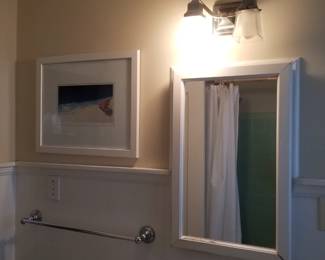 Vanity mirror & light