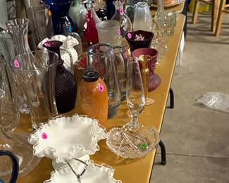 Tons of glassware