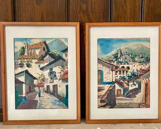 Cheerful Village in the Hills