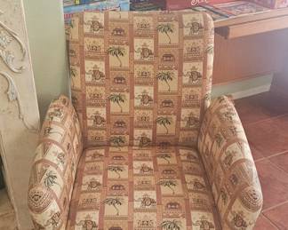 Chair with elephant design $35