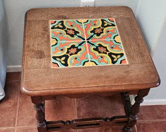 Catalina Tile Top 1920's Table