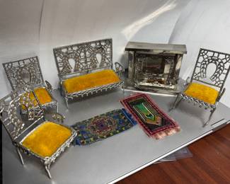 TIN METAL DOLL HOUSE FURNITURE