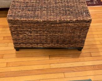 Wicker Storage Trunk