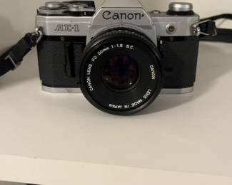 Canon AE-1 Camera with 50mm Lens