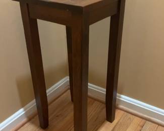 Wooden Side Table - 23” h x 17” w x 17” d