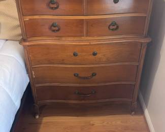 Wooden Dresser with Stone Top